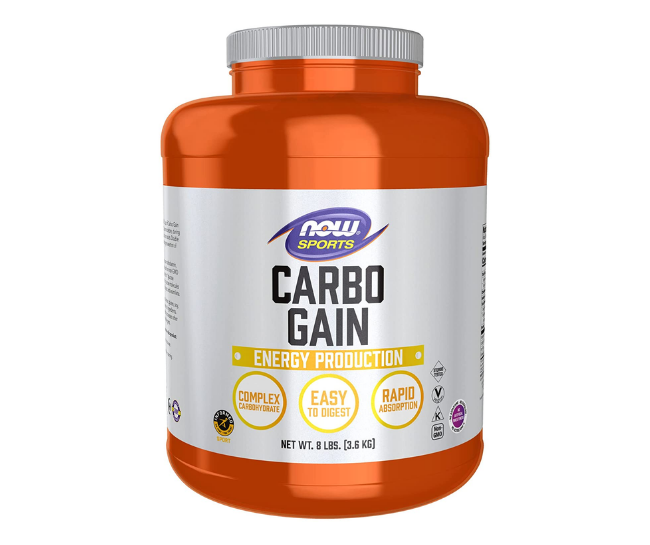 Best weight gain supplements for skinny guys: NOW Sports Nutrition, Carbo Gain Powder